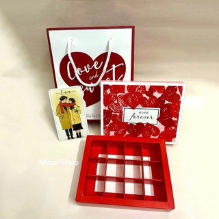 Set Hộp Sô Cô La 12 Viên (Kèm túi và thiệp). [SỈ IB SHOP]