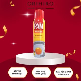 Dầu ăn kiêng dạng xịt pam original 12 0z mỹ 340g 1200 lần xịt giảm cân chính hãng