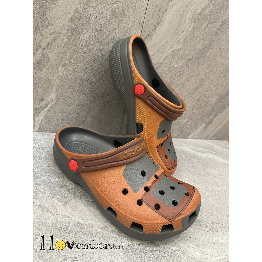 [CHÍNH HÃNG] Giày Dép Sục Clog Classic Crocs Cross Nam Nữ Trẻ Em Màu Trơn, Siêu Bền, Nhẹ, Êm, Tặng 5 Jibizt Charm