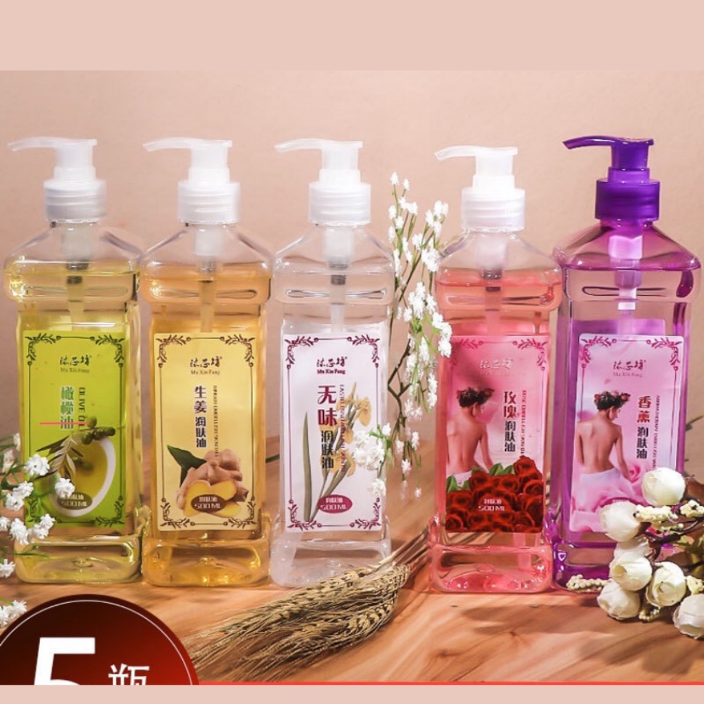 Tinh dầu massage body 500ml, Đủ Hương Vị | Dầu massage cho spa