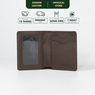 Ví da nam mini Scott nhỏ gọn thương hiệu Sonder Leather