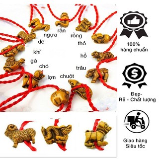 Vòng Đeo Tay 12 Con Giáp, Vòng đeo tay phong thuỷ, tài lộc, mai mắn, giá học sinh