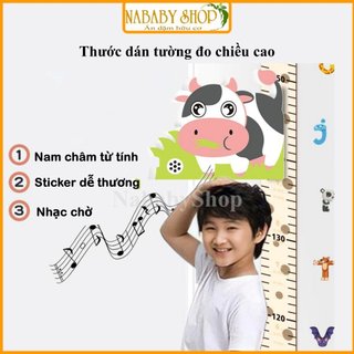 Thước Dán Tường Đo Chiều Cao Cho Bé, thước do chiều cao cho trẻ