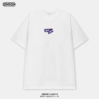 Áo Thun ONDOM Nam Nữ Form Rộng Cotton Tay Lỡ Unisex , Áo Phông Cổ Tròn Basic Oversize Trend 2024 - Ad