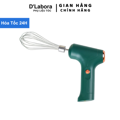 Máy Đánh Thuốc Nhuộm Tóc, Máy Trộn Trứng Sữa Dùng Sạc USB Không Dây Đa Chức Năng DLabora