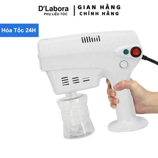 Máy phun sương nano cầm tay cho tóc, máy xịt dưỡng tóc ánh sáng xanh cho tiệm tóc spa salon baber dlabora