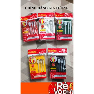 Sỉ 1 Thùng 5000 Cái Muỗng Nhựa Chính Hãng GIA TƯỜNG, Muỗng SẠCH Dùng 1 Lần, Bịch 100 Cái Dài   15CM, Đủ Màu