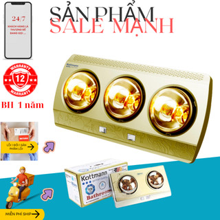 Đèn sưởi nhà tắm đèn sưởi-máy sưởi-cao cấp- đui sứ 2 bóng,3 bóng an toàn,chống cháy nổ,an toàn cho da