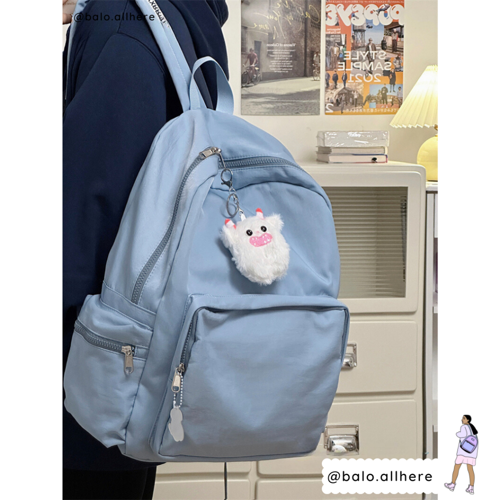 Balo Cặp Sách Đi Học Nam Nữ Đơn Giản