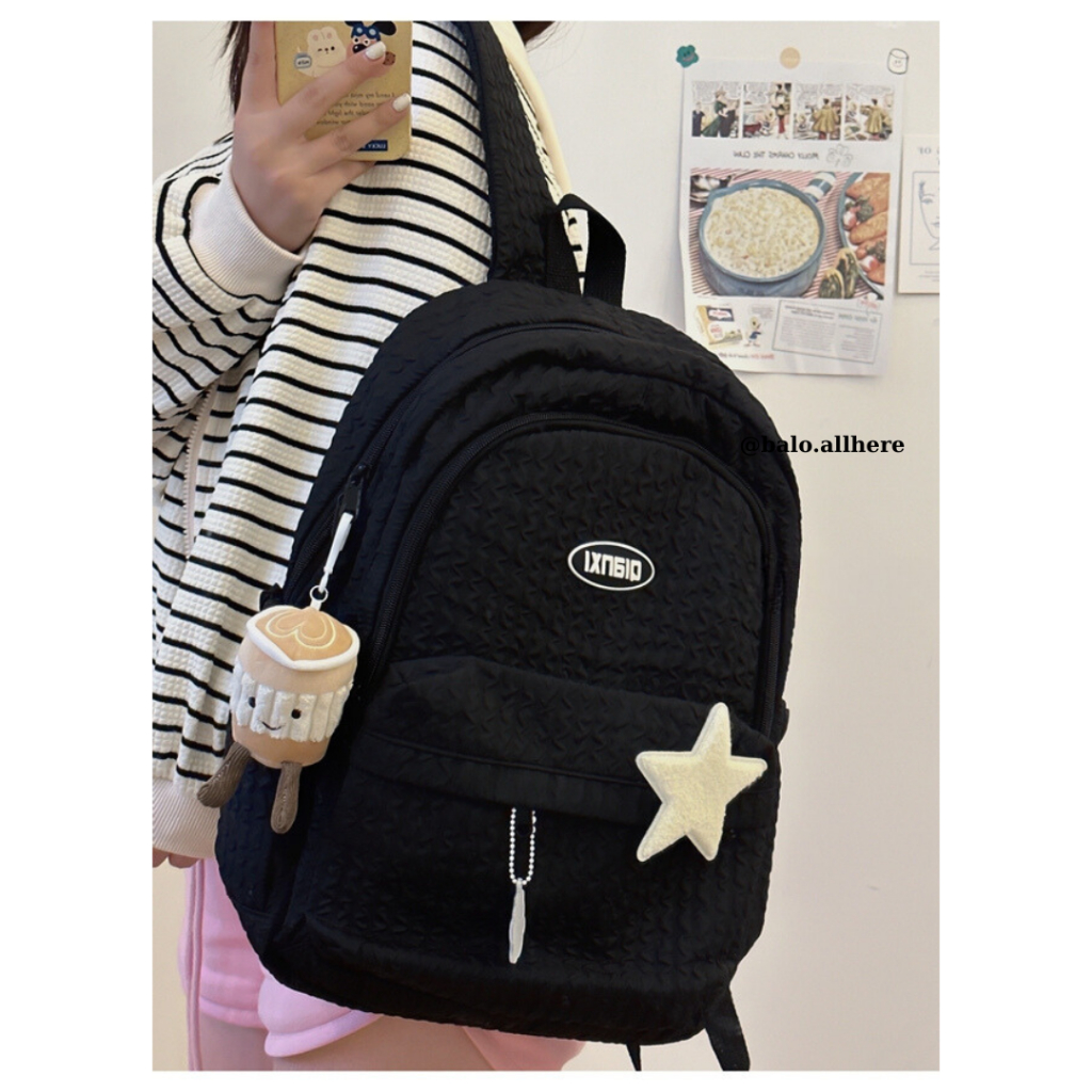 Balo Cặp Đi Học Basic Màu Pastel