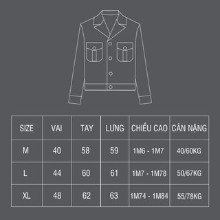 Áo Khoác Đen Basic ROY DESIGN - Military Jacket