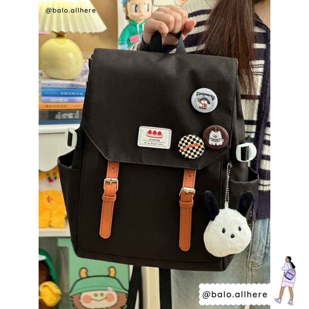 Balo Cặp Sách Đi Học Nam Nữ Chống Nước