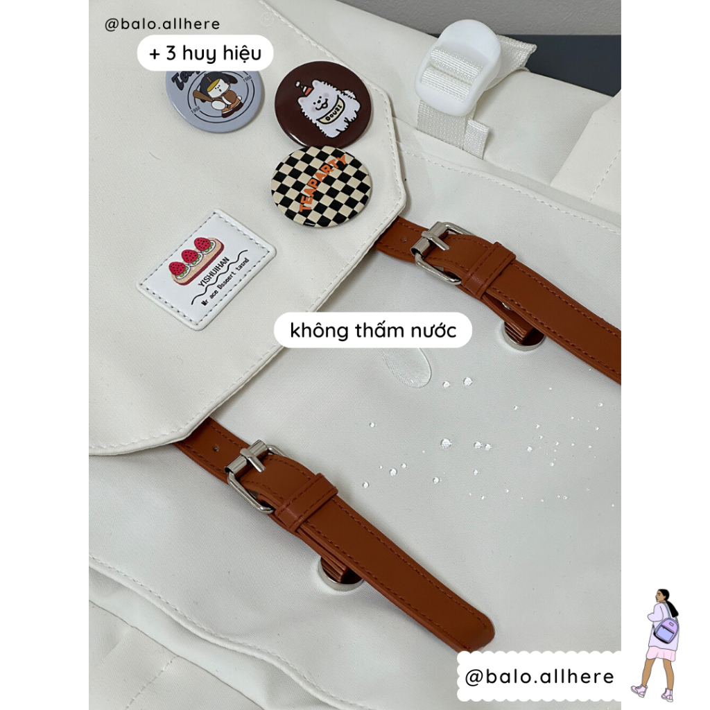 Balo Cặp Sách Đi Học Nam Nữ Chống Nước