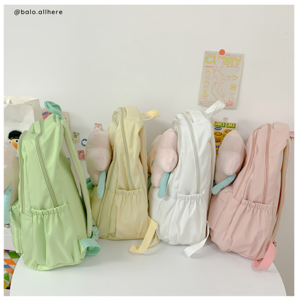 Balo Cặp Sách Đi Học Kèm Ngôi Sao Bông Dễ Thương