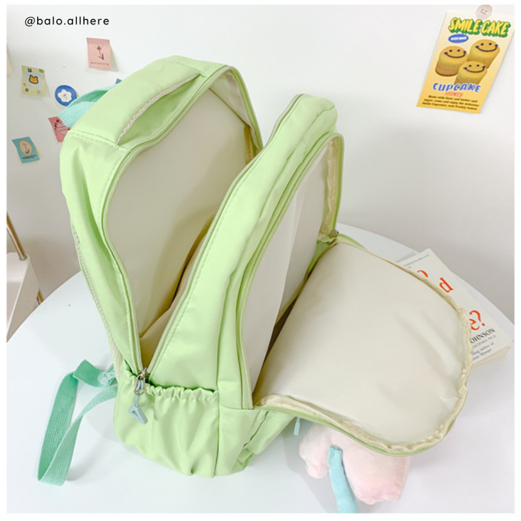 Balo Cặp Sách Đi Học Kèm Ngôi Sao Bông Dễ Thương