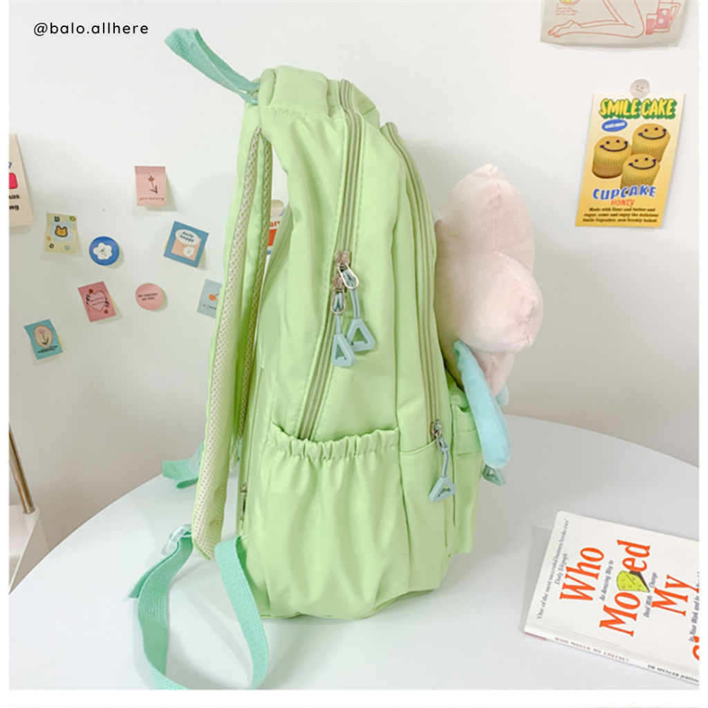 Balo Cặp Sách Đi Học Kèm Ngôi Sao Bông Dễ Thương