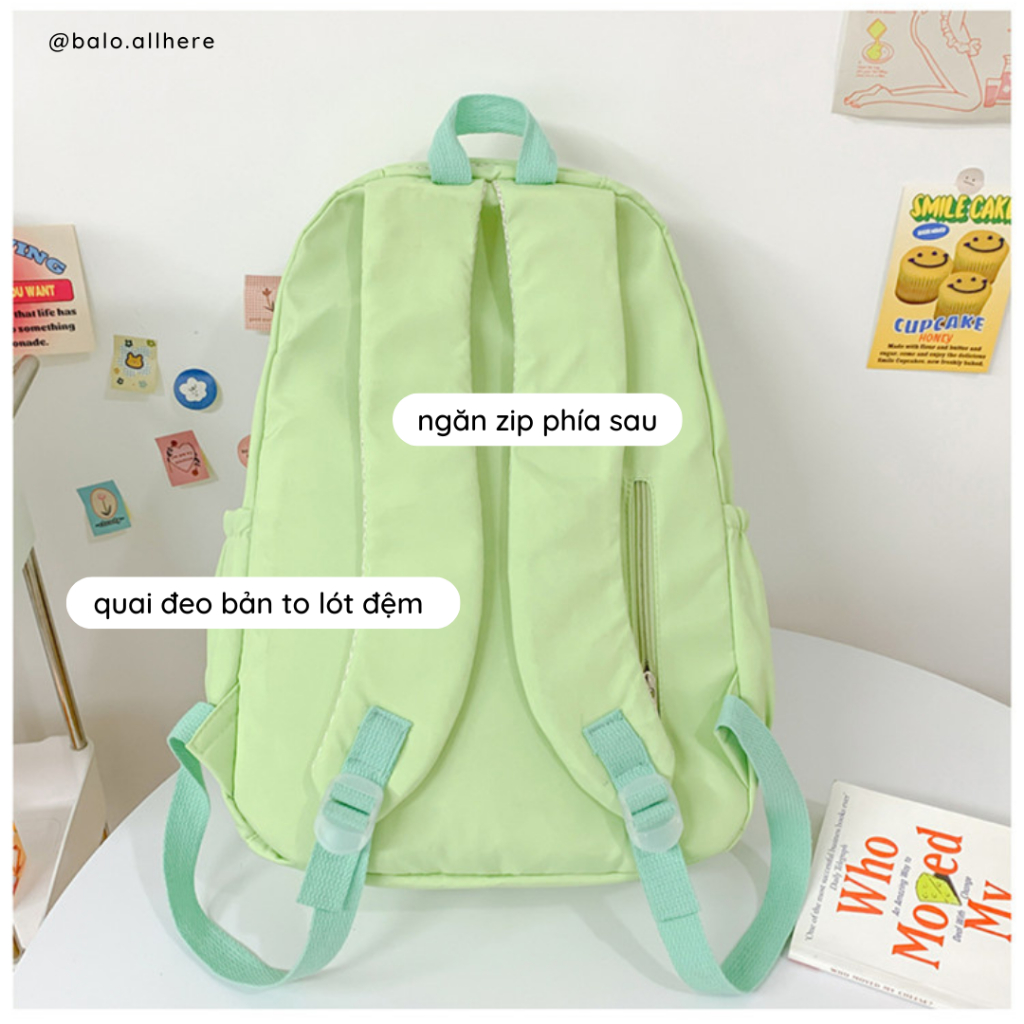 Balo Cặp Sách Đi Học Kèm Ngôi Sao Bông Dễ Thương