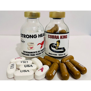 Bò cạp mỹ strong healthy - viên đá nâu cobra king - thuô.c đá kẹo đầu lâu cho gà - thuôc đá nhộng đỏ mỹ cho gà