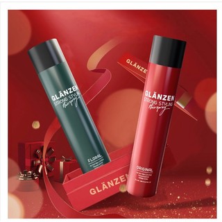 Gôm xịt giữ nếp tóc Glanzen Original, Glanzen Floral 380ml
