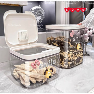 Thùng Đựng Bảo Quản Gạo, Ngũ Cốc, Các Loại Hạt, Thực Phẩm Kín Chống Ẩm Smile