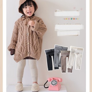 Quần tất lót lông dày dặn siêu ấm phối viền nhún điệu đà cho bé gái legging lông cho bé legging lông bé