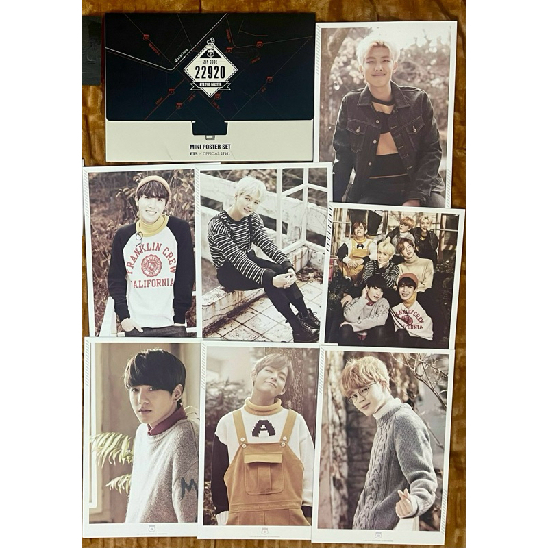 (CHAT TRƯỚC) BTS OFFICIAL MINI POSTER 2ND MUSTER & YOUTH