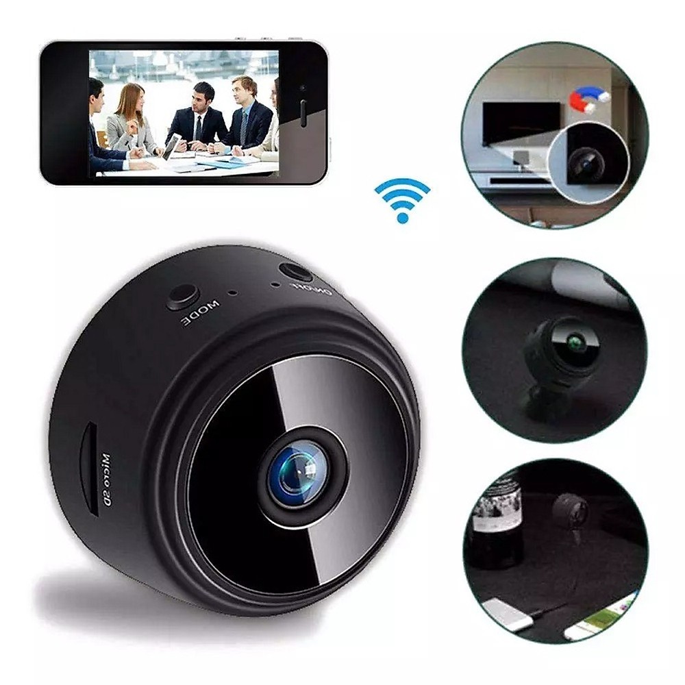 Camera mimi An Ninh A9 HD1080p Kết Nối wifi Không Dây, Nhỏ Gọn Tiện Lợi