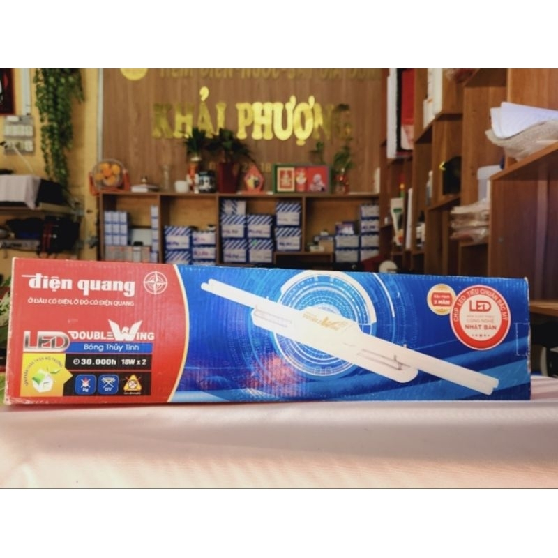 đèn doublewing điện quang 18w x 2