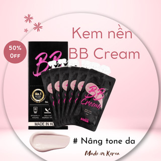 Hộp 6 gói Kem nền BB Cream The Rucy I Am Soda Màu Sáng SPF35 10ml