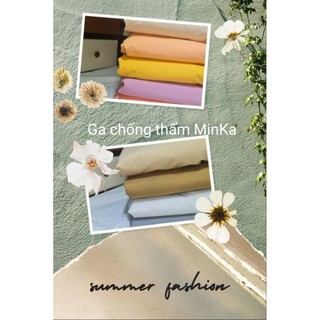 Drap chống thấm Cotton cao cấp MinKa 1.6mx2.0m (ga giường)