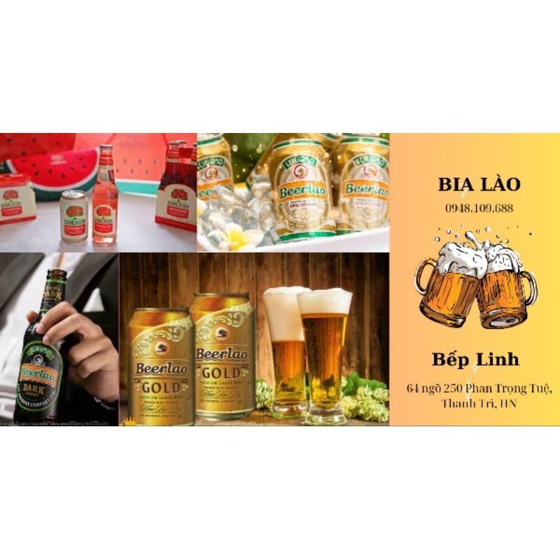 Bia Lào cao cấp BeerLao