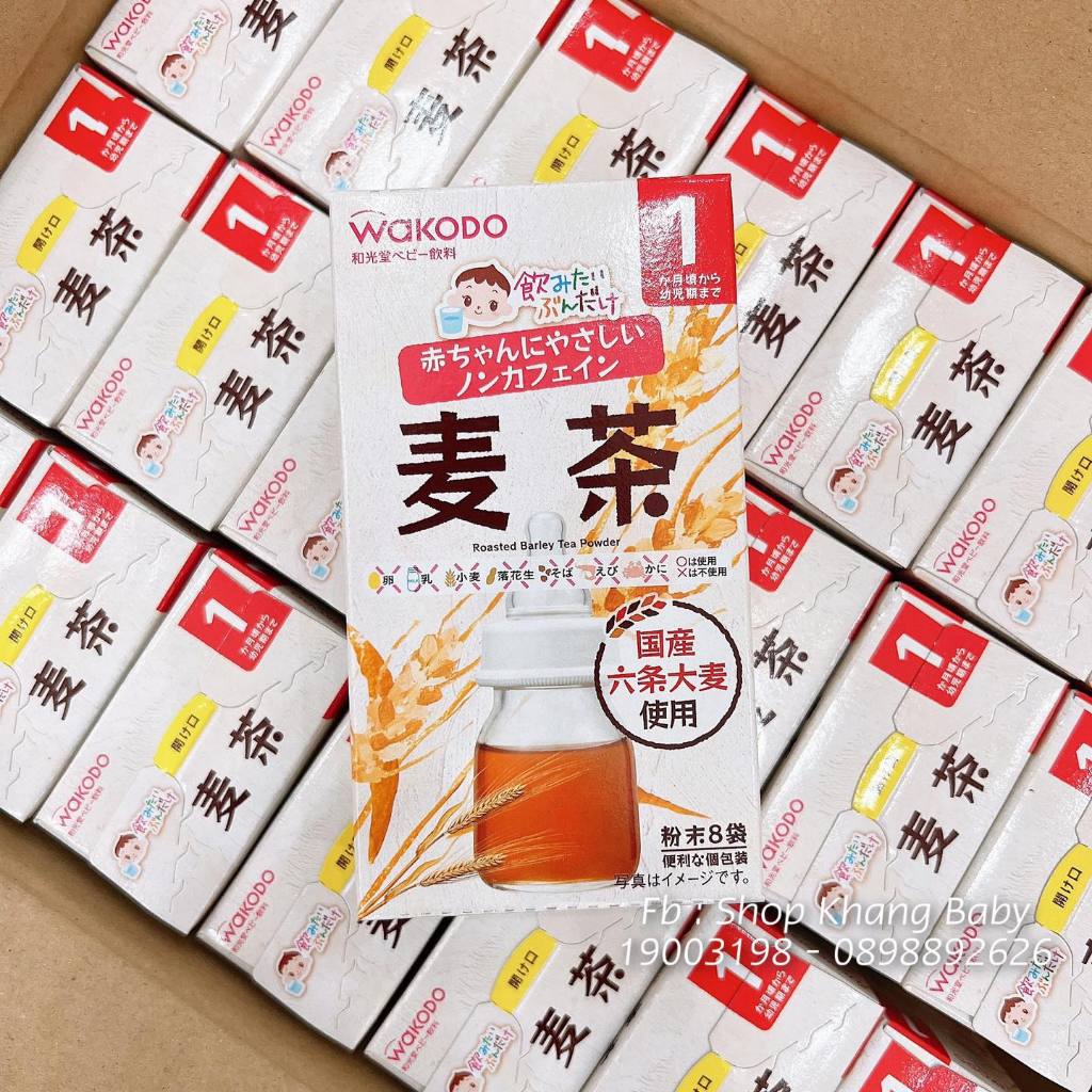 Trà lúa mạch Wakodo cho bé 1M+ (hộp)