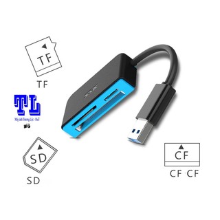 Đầu đọc thẻ nhớ đa năng tốc độ 3.0 đọc được nhiều loại thẻ nhớ CF SD microSD