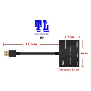 Đầu đọc thẻ nhớ XQD và SD tốc độ 3.0