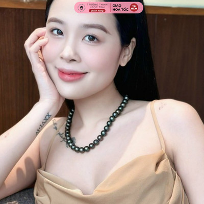 Chuỗi Ngọc Trai Đen 10-12ly Sang Trọng, Quý Phái - Ngọc Trai Trường Thịnh