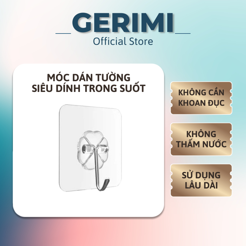 MÓC DÁN - PRAMI - SIÊU DÍNH TRONG SUỐT - DÁN TƯỜNG