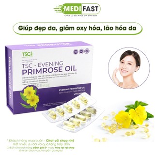 Tinh Dầu Hoa Anh Thảo Evening Primrose Oil  TSC Group Hộp 60V- Giúp đẹp da, giảm lão hóa, chống oxy hóa, cấp ẩm cho da