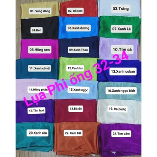 Quần áo dài chất lụa phi / sating mềm mịn