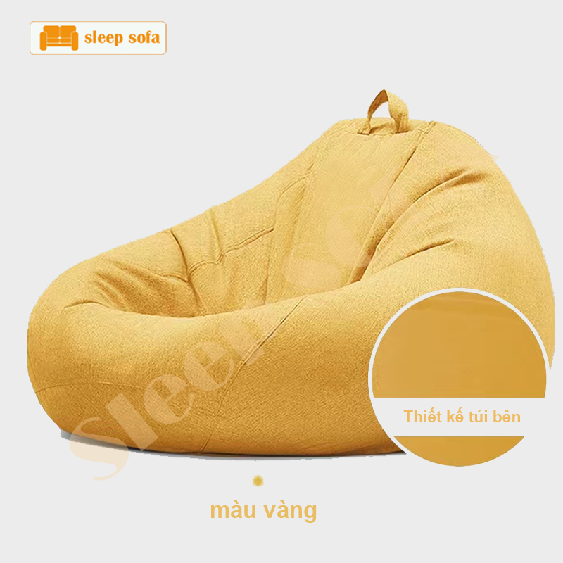 Ghế sofa lười hạt đậu túi đơn tatami phòng khách căn hộ nhỏ ngủ ban công thư giãn Kích thước siêu lớn | BigBuy360 - bigbuy360.vn