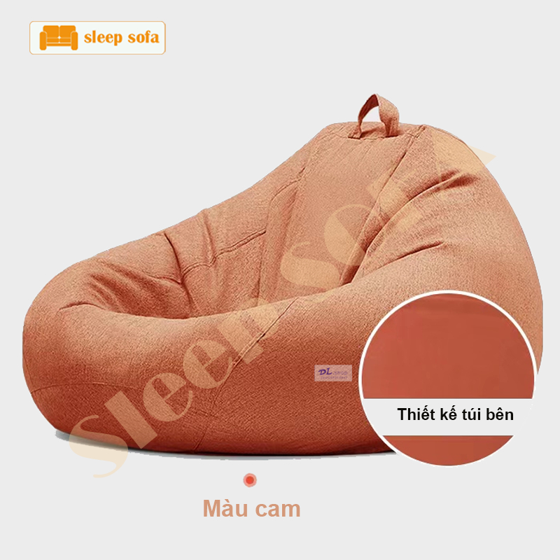 Ghế sofa lười hạt đậu túi đơn tatami phòng khách căn hộ nhỏ ngủ ban công thư giãn Kích thước siêu lớn | BigBuy360 - bigbuy360.vn