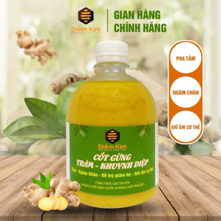 Cốt Gừng Tràm Khuynh Diệp Điềm Kim Chính Hãng 500ml- Pha Tắm Bé, Ngâm Chân, Giữ ấm