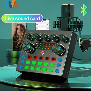 SOUND CARD V8s pro CÓ LOẠI BLUETOOTH chế độ Autu-tune phiên bản tiếng anh