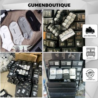  Tất Nam Nữ Cổ Ngắn Da Vít Beck Ham Cực Xịn - Tất Nam HM In Chữ Siêu Chất 