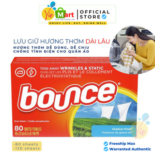 Giấy Thơm Quần Áo Bounce Mỹ giúp quần áo thơm cả tuần