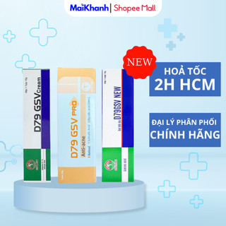 Kem Bôi Giảm Mụn, Giảm Dầu Nhờn D79 GSV Cream 15g