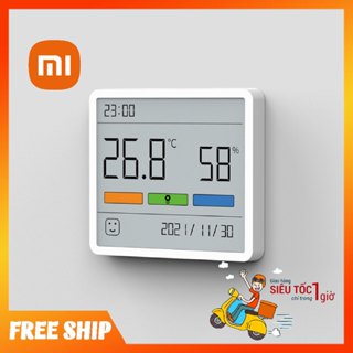 Nhiệt ẩm kế Xiaomi Duka TH1, máy đo nhiệt độ, độ ẩm phòng màn hình lớn 3,67", hiển thị trạng thái, ngày giờ chính xác
