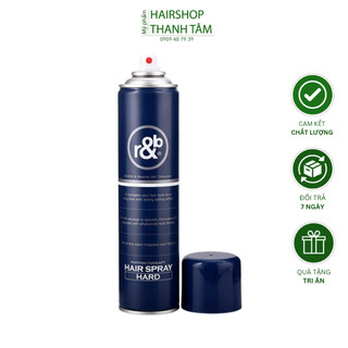 Gôm xịt tạo kiểu tóc cao cấp R&B Hàn Quốc 330ml, giữ cho mái tóc gọn gàng, bảo vệ, cung cấp dinh dưỡng tóc | THANH TÂM