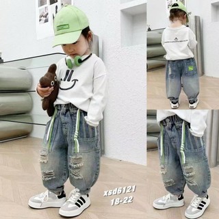 Quần jean qc rách kiểu, rách xước cho bé 8-18kg, quần áo trẻ em