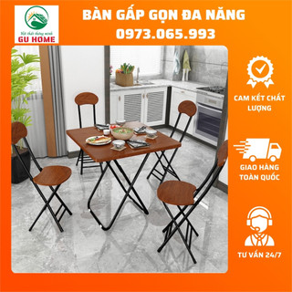 ( HOt)Bộ bàn ăn 2 ghế gấp gon, bộ bàn cafe đa năng