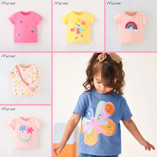 BST áo thun hè cotton Malwee họa tiết nhiều mẫu cho bé gái 2-7 tuổi Mẫu mới - Little Maven Chính Hãng